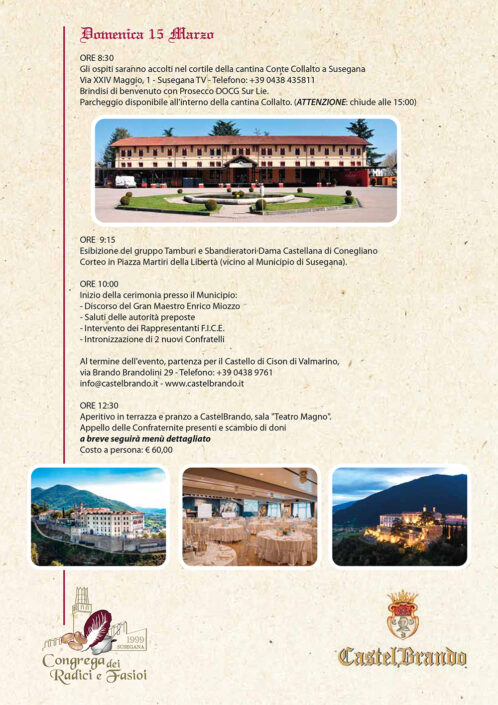 PROGRAMMA CONVIVIO 2026 venerdi bassa